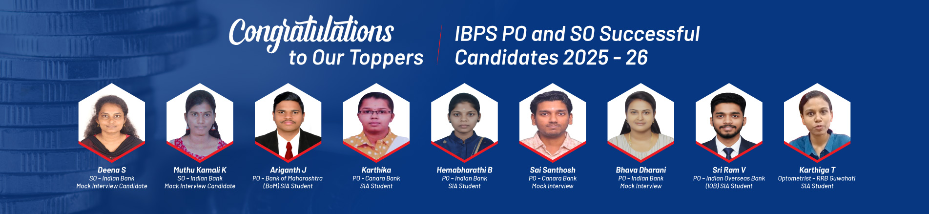 IBPS PO and SO Successful 2025-26